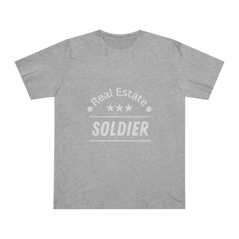 "Real Estate Soldier" Unisex Deluxe T-shirt