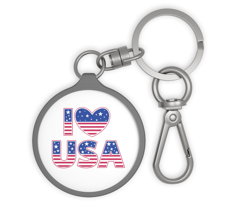 I Love America - Keyring Tag