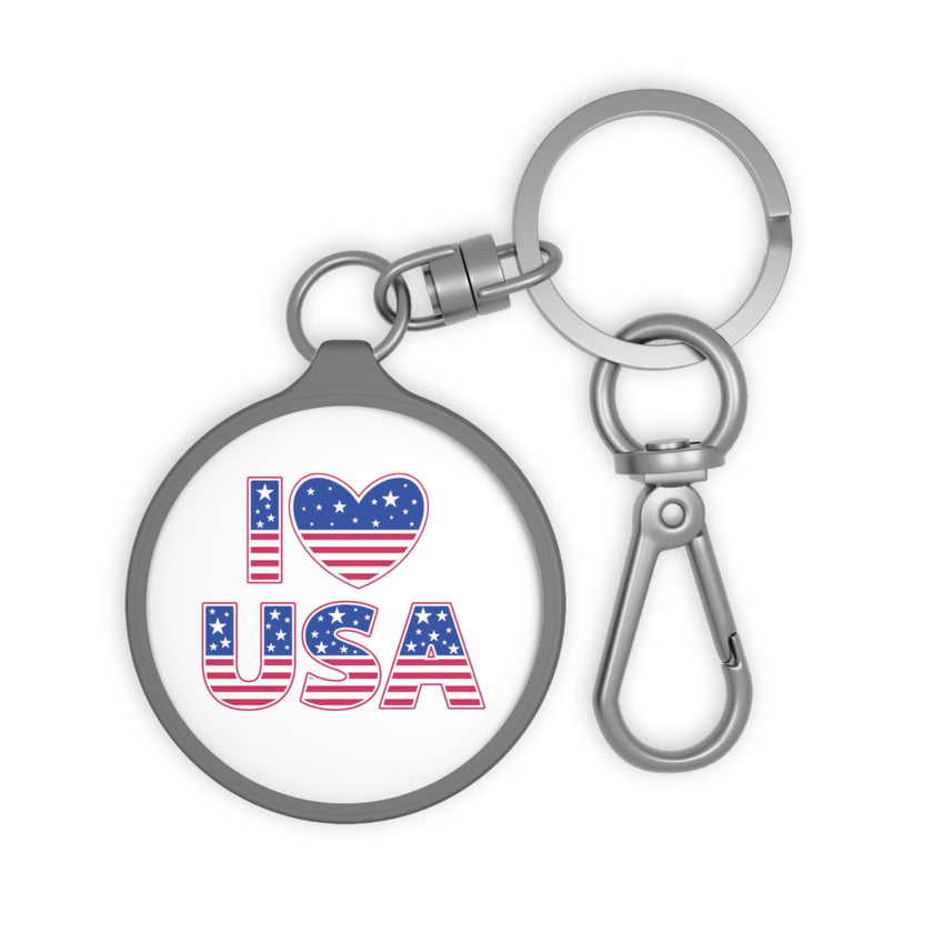 I Love America - Keyring Tag