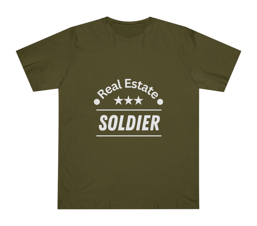 "Real Estate Soldier" Unisex Deluxe T-shirt