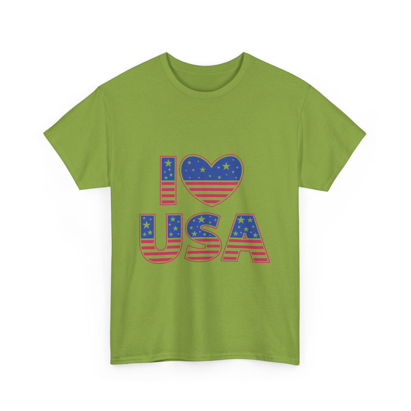 I Love America - Unisex Heavy Cotton Tee