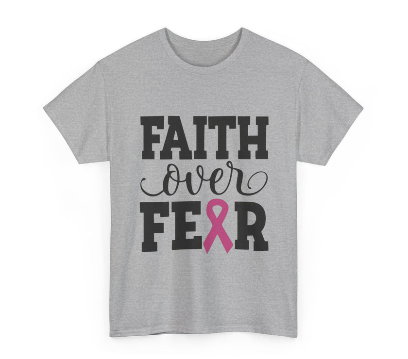 Faith Over Fear - Unisex Heavy Cotton Tee