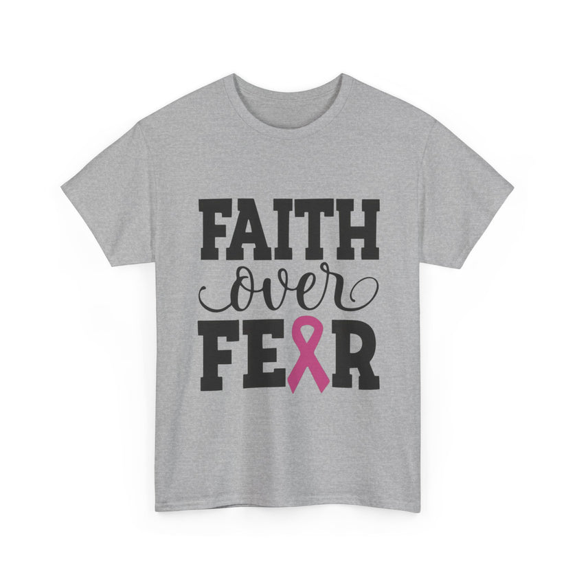 Faith Over Fear - Unisex Heavy Cotton Tee