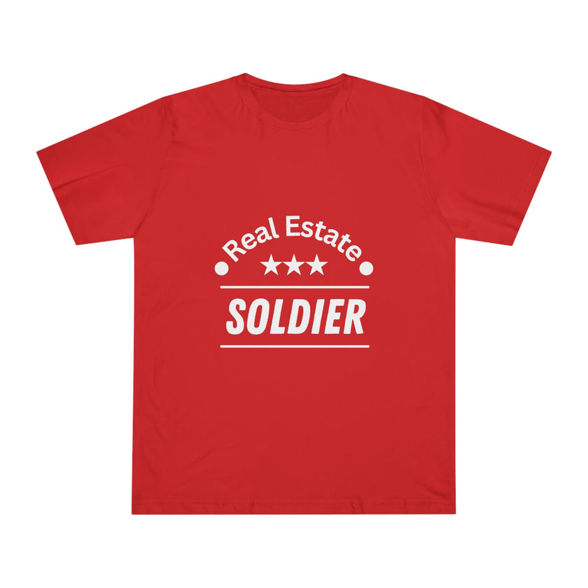 "Real Estate Soldier" Unisex Deluxe T-shirt